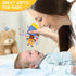 Baby Wrist Rattle Socks and Foot Finder Set, Rattles Toys for 0-12 Months, Newborn Hand & Foot Toys