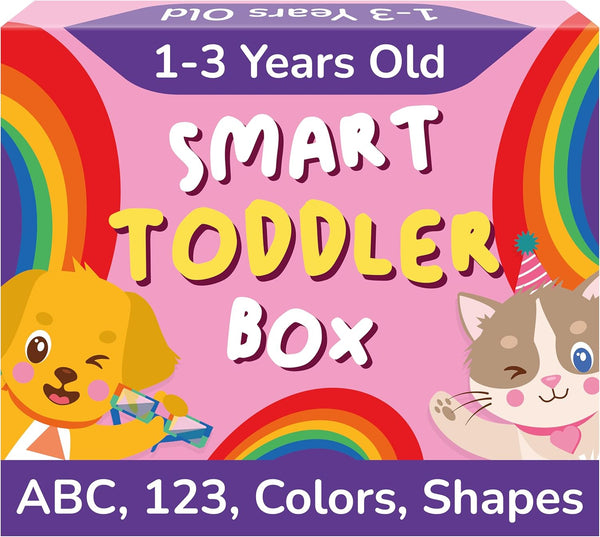 TOYVENTIVE Books, Toddler Flash Cards, and Puzzles Educational Toys and Birthday Gifts