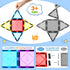 100PCS Set 3-5 4-8, 3+ Magnetic Tiles Kids Toys - Magnetic Building Blocks STEM Magnet Building Preschool Learning