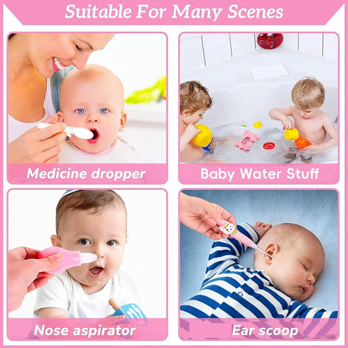 Baby Healthcare and Grooming Kit | 26 in 1 Portable Baby Safety Care Set with Hair Brush, Comb, Nasal Aspirator,