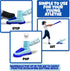 ArtCreativity Pop A Pitch Baseball Pitching Machine Toy for Kids, Collapsible Bat + 3 Baseballs, Outdoor Fun