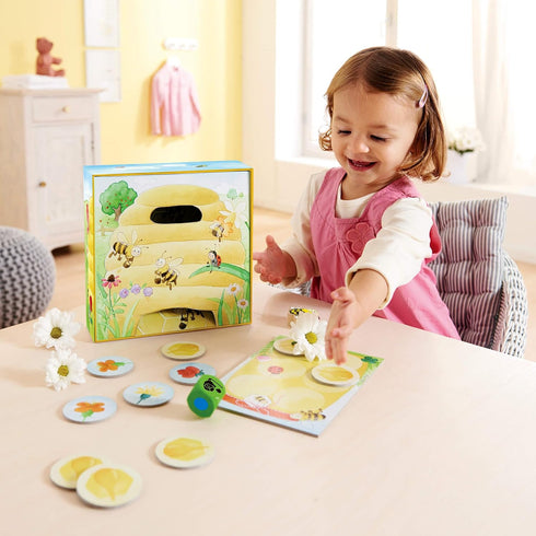 2 2+ HABA My Very First Games Hanna Honeybee - Cooperative Color Die Games Ages (Made in Germany)