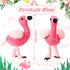 Skylety 8 Pcs 6 Inch Plush Flamingo Party Favors Small Flamingo Stuffed Animal Toy Flamingo Ornaments Keychain Birthday Party Supplies