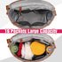 Backpack Mommy 33) Minsong Fashion Leather Diaper Bag Women Purse, Travel Diaper Bag for Baby with Changing Pad
