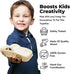Kraftic Woodworking Building Kit for Kids and Adults - 3 Educational DIY Carpentry Projects, Wooden Military Jet, Race