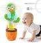 JAKCJFII Rechargeable Dancing Talking Cactus Baby Toys for Toddlers Boys Girls, Singing Mimicking