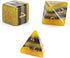 Gake Keeper Games & Dice: Sui Generis Electric Bumble Bee - Black & Yellow - 7 Piece Resin Dice Set