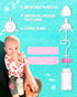 2 8oz 6m-2y TidyFriend Pk Baby Bottle Anti Colic with Straw Built In Nipple Valve & Base Vent Hole for Gas Reduction