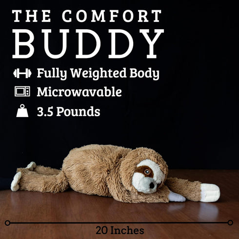 Plush Weighted Stuffed Animals - Microwavable Heating Pads for Cramps, Soothing Comfort, 3.5lb