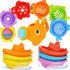 Bath Toys for Kids Ages 1-3, Kids Bath Toys with Floating Boats,