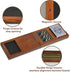 Set, 3 Closure,9 ELONGDI Foldable Wooden Cribbage Board Game Portable Travel Track Cribbage Board with Magnetic Metal