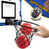 Indoor Basketball Hoop for Kids, Over The Door Mini Hoops with 4 Balls, Sport Toys Gifts for Ages 5-12