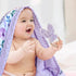 Baby Blankets for Boys Girls, Soft Minky Blanket for Newborn Infant Toddler, Crib Stroller Nursery (Purple Floral)