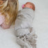 100% 47" 47" Little Unicorn Snow Flurries Cotton Muslin Swaddle Blanket | Single | Cotton | Super Soft | Newborns