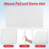 4 Pcs TCG Playmat, 24 x 14 Inch Card Playing Game Mat, Waterproof Non Slip Desk Pad for Laptop and Mouse