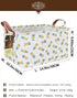 HUNRUNG Rectangle Storage Basket, Cute Canvas Organizer Bin for Toys, Books, Clothes