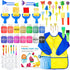 Shuttle Art Washable Finger Paint Set, 53 PCS with 14 Colors (2