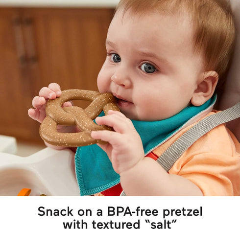 FISHER-PRICE BABY Set, 3 Fisher-Price Tiny Treats Gift pretend food infant teething toys