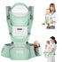 Baby Carrier with Hip Seat, Ergonomic M Position 6-in-1 Baby Carrier Newborns