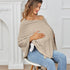 Cozy (Summer Nursing Cover for Baby Breastfeeding, Knit Breastfeeding Cover, Warm Swaddle, Breathable and Soft, Wide