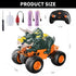 Bennol Remote Control Dinosaur Car Toys for Kids 3-5 4-7, 2.4GHz Dino Car with Light, Sound & Spray
