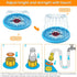 Jasonwell Splash Pad Sprinkler/Play Mat for Kids, Outdoor Inflatable Water Toys for 18+ Months