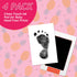 Outus 3 x 5 Inch Newborn Handprint and Footprint Kit, 4 Clean Touch Ink Pads, 10 Imprint Cards for Dogs