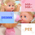 12 inch 12 SMILESSKIDDO Baby Doll, Interactive Talking Doll with Hair, Bottle, Soft Vinyl Body and Other Accessories