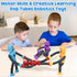 Pop Tubes Robot Fidget Toys (4 Pack), Telescopic Suction Cup Robotics Toy, Toddler Fine Motor Skills & Creative Learning, Autism Sensory Toys for Kids Age 3-6, Party Favors Boy Girl Gifts