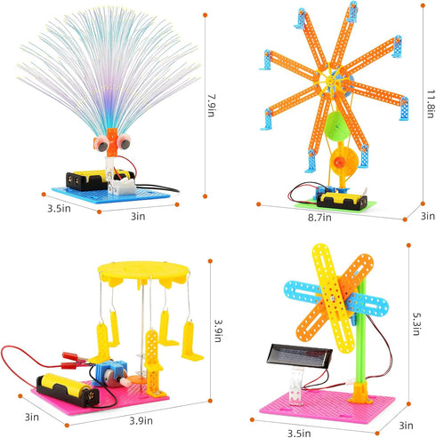 STEM Kit for Girls | Kids Crafts 8-12 Boys, Science Projects Activities Electronic Building Kits