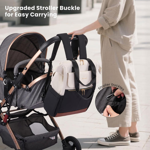 Backpack, LOVEVOOK Baby Diaper Bag Large Bag for Boys & Girls, Travel Waterproof Bags w/Changing Pad, Stroller Straps