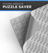 QuizQuirk 1000 Piece Puzzle - Bold Leopard Jigsaw for Adults/Teens (Puzzle Saver Kit Included)