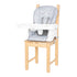 Space-Saving Booster High Chair for Babies - Elephant Meadow Coral