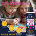 200ML 3000/4500/5000 Jigsaw Puzzle Glue Clear with Applicators, Non-Toxic, Quick Dry & Water-Soluble for Adults, Puzzle