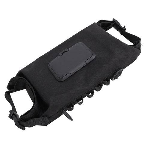 Portable Canvas Wet Wipe Dispenser - Ideal for Camping and Travel (Black)