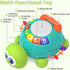 KaeoHye 6-12 12-18 Light&SoundTummy 3-6 4 5 7 8 9-12 18 Musical Turtle Baby Toys MonthsBaby Crawling Toys