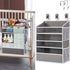 WishJazz XL Hanging Diaper Caddy Organizer for Changing Table, Crib, Playard, Wall