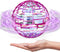 ATHLERIA Pink Flying Orb Ball Toys,Hand Operated Drones for Kids,Cool Gadgets Light