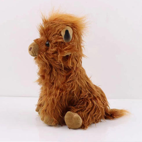 XCGNTU 11inch Scottish Highland Cow Plush Toys Soft and Cuddly Plush Stuffed Animals Suitable for Farm Home Decor,Gift