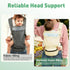 4 1 Baby Carrier with Storage Bag, in Front & Back Facing Design, Forward Facing, Adjustable, Baby Essential, Head