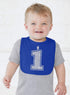 1st 1 Aiden's Corner Handmade Cute Baby Boy Girl Birthday Silver Gold First Smash Cake Bibs