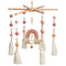 Baby Crib Mobile,Crib Mobile Wooden Mobile with Colorful Cotton Ball Wool Felt