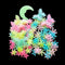 Kiddale 307 Pcs Glow in Dark Stars, Moon, Snowflake, and Butterfly Wall Stickers for Kids Bedroom Decor Kit