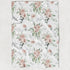Stork Wares 30x40inch (BB339) Soft Floral Rose Personalized Baby Girl Swaddle Blanket, White