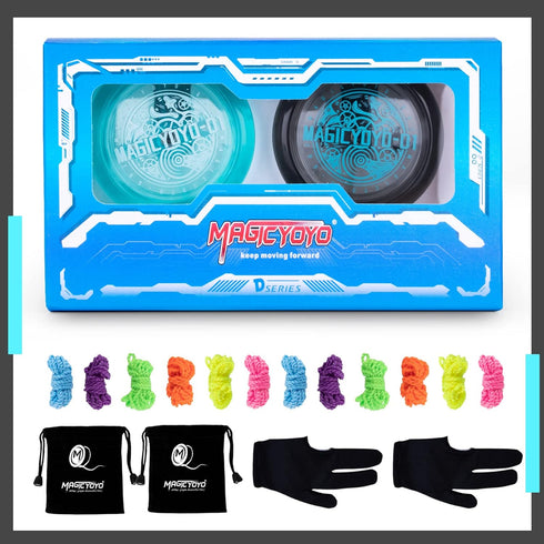 Looping Yoyo D1 Responsive Yoyo for Kids - 2A Loop Yo-yo for Beginners, Easy to Play Basic String Tricks, 12 Strings