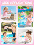 1-3 Swimming 3 Pack Small Bath Toys for Toddlers Age - Super Easy to Clean Water Table Toys, Baby Bath Tub Pool Beach