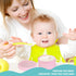 Set of 6 100% Silicone Baby Food Storage Containers - 5 oz Leak Proof Snack Containers with Airtight Lids