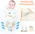 Miracle Baby 3-Pack 0-6 Baby Swaddle Sleep Sacks, Newborn Blanket Wrap Adjustable Breathable Soft Cotton for Months