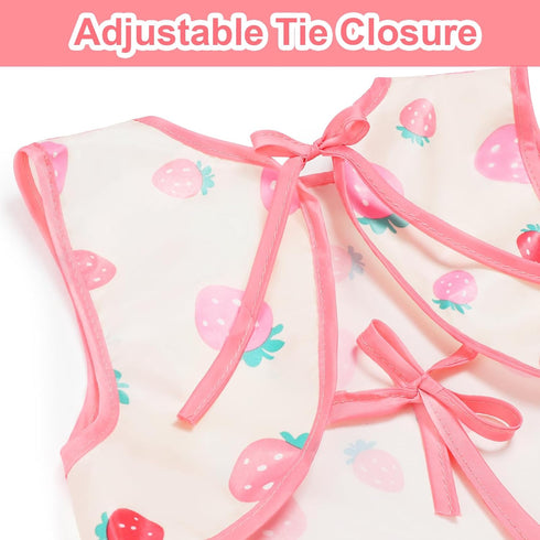 Accmor Mess Proof Waterproof Baby Bibs for Toddlers - Ideal for Eating