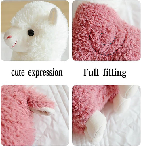 2 Pieces Llama Stuffed Animal - Cute Llama Plush Alpaca Toy - 11.8 inch Gift for Girls Boys Christmas Valentine's Day